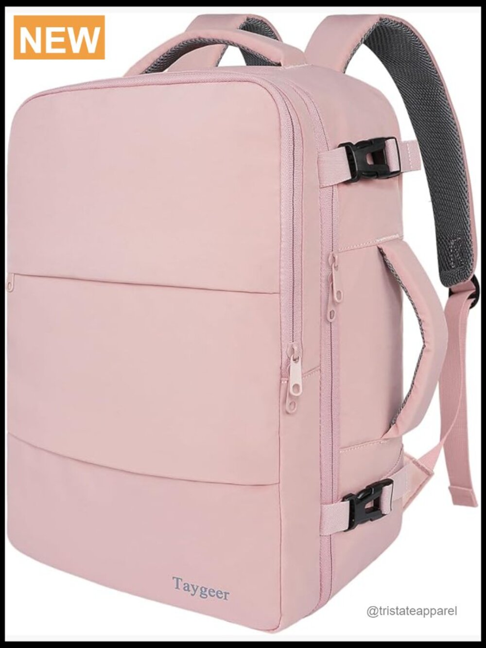 Travel Backpack Laptop Bag Carry On Shoe Pocket Water Bottle Pocket TSA Approved